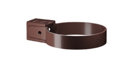 Хомут универсальный для водосточной трубы Premium, шоколад