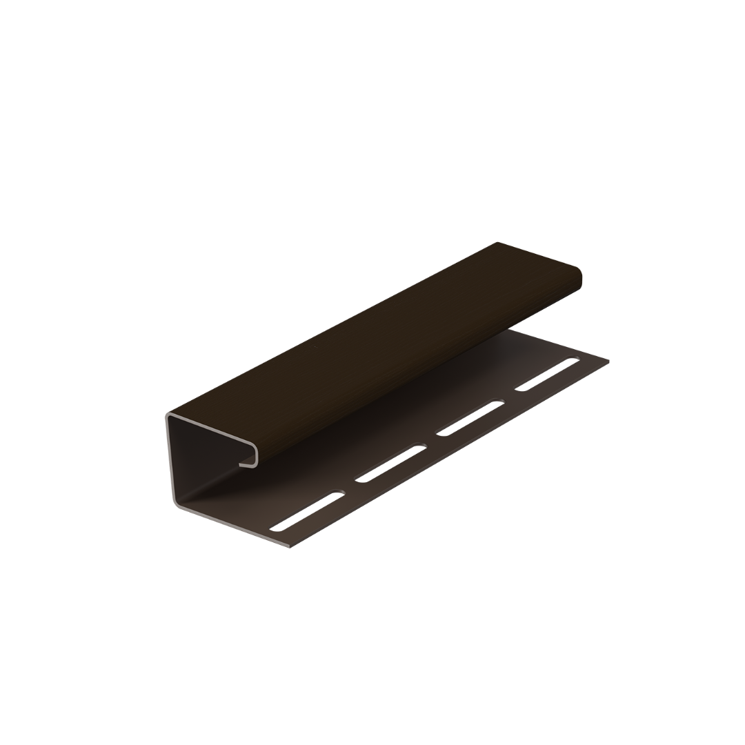 j-профиль 16 мм, шоколад