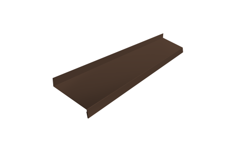 Отлив простой 150 0,45 Drap TR RAL 8017 шоколад (3м)