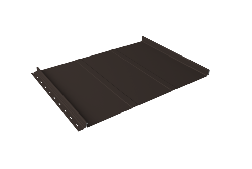 Кликфальц Line Grand Line 0.45 PE с пленкой на замках RR 32 темно-коричневый