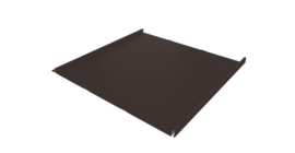 Фальц двойной стоячий Line Grand Line 0,5 Satin с пленкой на замках RR 32 темно-коричневый