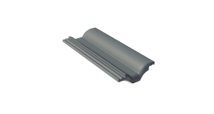 Половинчатая черепица Braas Таунус графит