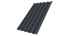 Профнастил HC35R 0,5 Satin Мatt RAL 7024 мокрый асфальт