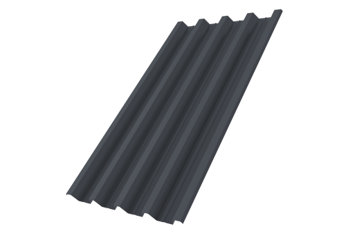 Профнастил Н60 R 0.7 PE RAL 7024 мокрый асфальт