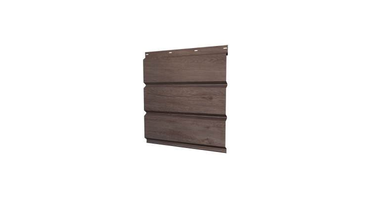 Софит металлический без перфорации 0,45 Print Elite с пленкой White Wood TwinColor