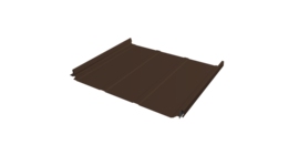 Кликфальц Pro Line Grand Line 0,45 PE с пленкой на замках RAL 8017 шоколад