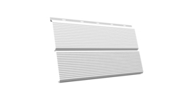 ЭкоБрус 0,345 Gofr GL 0.45 PE с пленкой RAL 9003 сигнальный белый