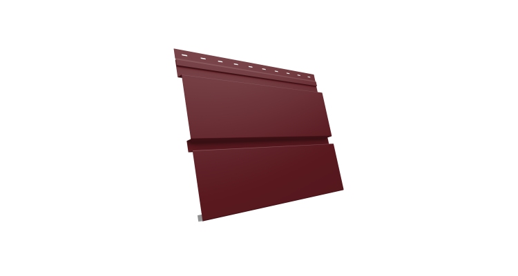 Квадро брус 0.45 Drap с пленкой RAL 3005 красное вино