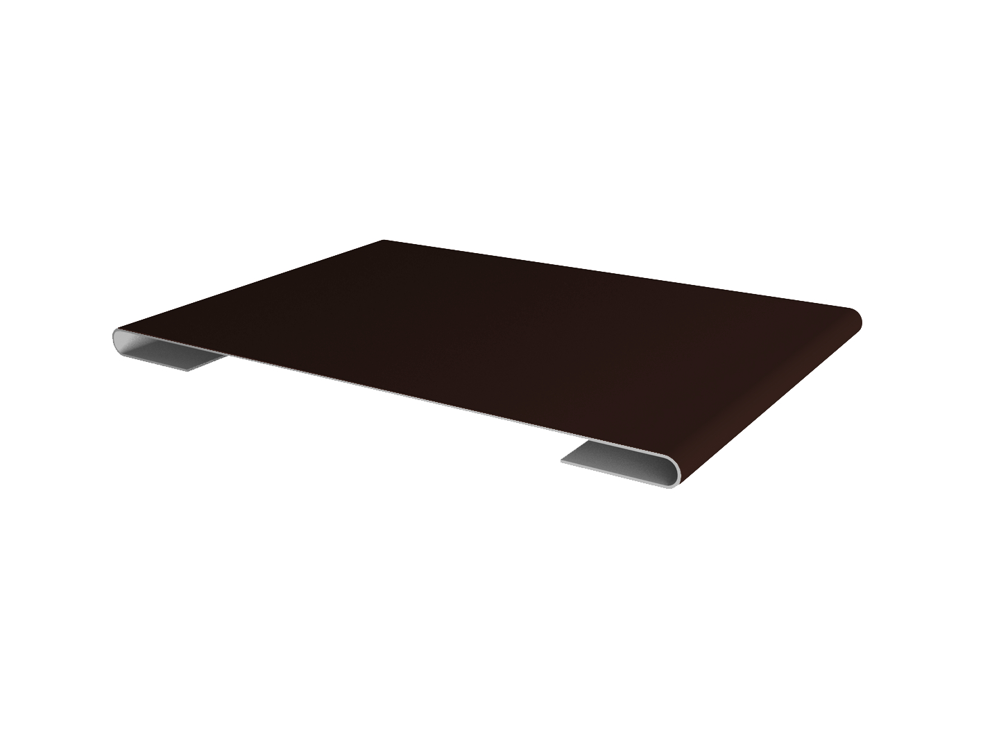 Планка стыковочная простая 60мм GreenCoat Pural с пленкой RR 887 шоколадно-коричневый (RAL 8017 шоколад)