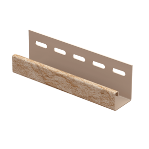 Планка J-trim Стоун-хаус Камень Золотистый