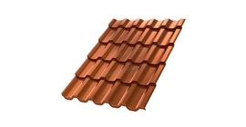 Металлочерепица Металл Профиль Трамонтана-S (AGNETA-03-Copper\Copper-0.5)
