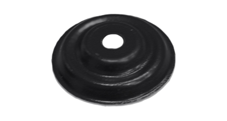 Накладка декоративная кронштейна трубы Grand Line на кирпич RAL 9005 черный