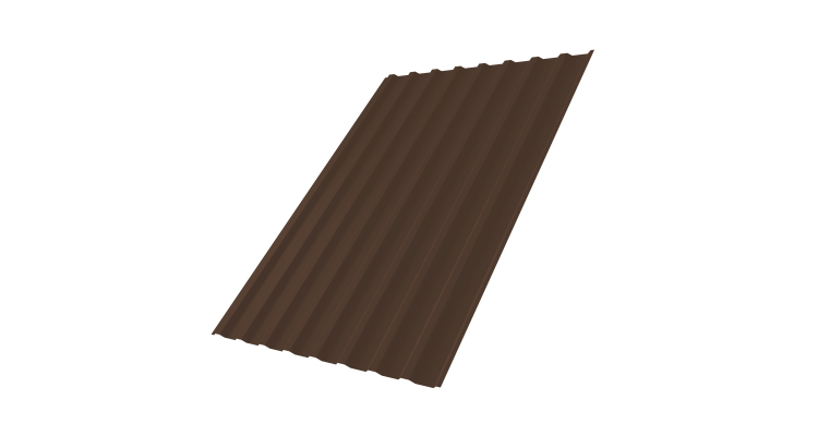 Профнастил С20B 0,5 Drap RAL 8017 шоколад