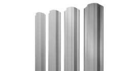 Штакетник Прямоугольный фигурный 0.4 PE RAL 7004 сигнальный серый