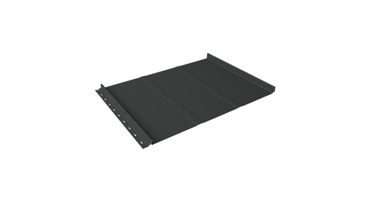 Кликфальц Line Grand Line 0.45 Drap TR с пленкой на замках RAL 7016 антрацитово-серый