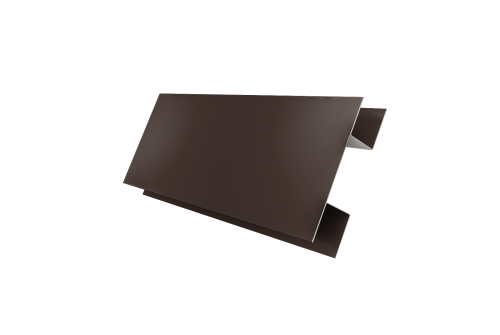 Планка H-образная Блок-хаус new 0,45 Drap TX RAL 8017 шоколад (3м)