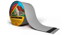 Лента герметизирующая Технониколь Nicoband самоклеящаяся 3мх7.5см, серебристая