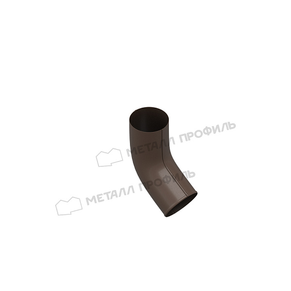 Колено сливное Металл Профиль Foramina Freeze D100 DarkBrown