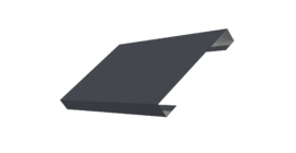 Ламель лицевая 150 забора жалюзи Texas 0.45 Drap ST с пленкой RAL 7024 мокрый асфальт