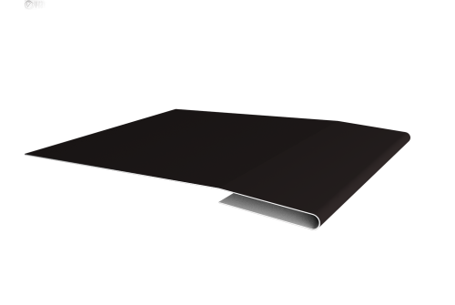 Планка начальная 0,45 PE с пленкой RAL 9005 черный (3м)