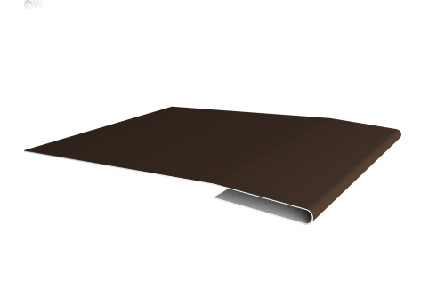 Планка начальная 0,5 Satin с пленкой RAL 8017 шоколад (3м)