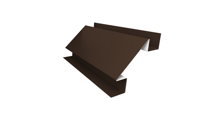 Угол внутренний сложный 75мм 0,5 Satin Matt RAL 8017 шоколад (3м)