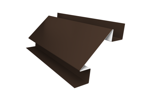 Угол внутренний сложный 75мм 0,5 Satin Matt RAL 8017 шоколад (3м)