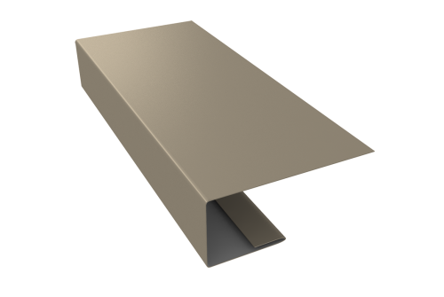 J-Профиль 18мм 0,45 Drap TX RAL 1015 светлая слоновая кость (3м)