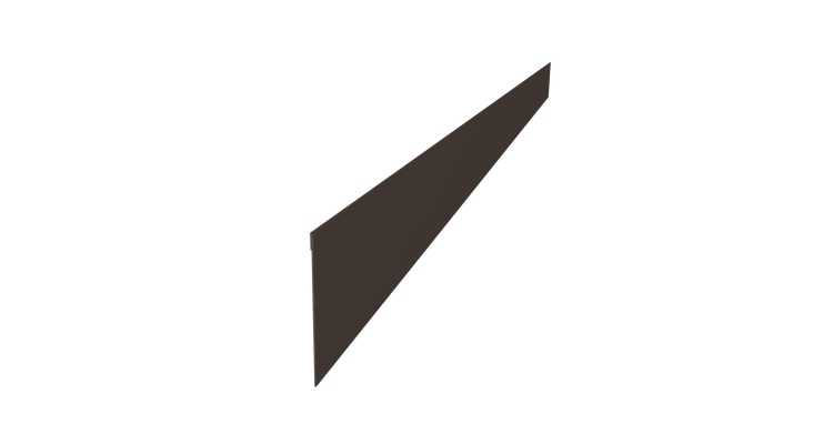 Ламель забора жалюзи Palermo 0,45 Drap TR RR 32 темно-коричневый