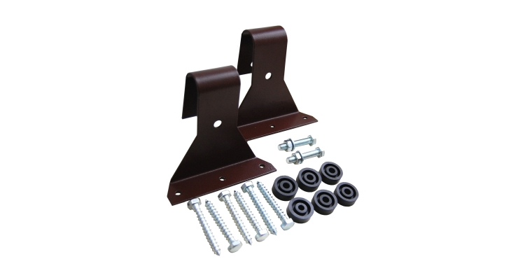 Кронштейн кровельный для лестницы Grand Line RAL 8017 (комплект)