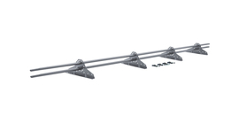 Снегозадержатель трубчатый Grand Line RAL 9006 3м