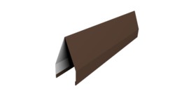 Ламель забора жалюзи Tokyo 0,45 Drap TR с пленкой RAL 8017 шоколад