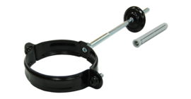 Хомут трубы GL PU 90 мм RAL 9005 черный