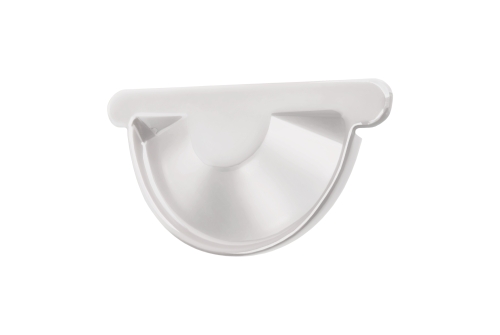 Заглушка торцевая универсальная GL PE 150 мм RAL 9003 сигнальный белый